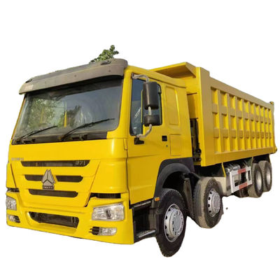 RHD SINO HOWO 8X4 중량 사용 된 덤프 틱터 트럭 G.V.W. 31T 기어박스 FAST12JSXD240T