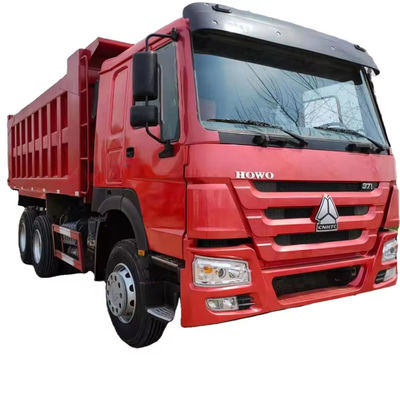 LHD SINO TRUCK HOWO 371HP 6*4 수동 에어컨을 장착 한 무거운 덤프 틱퍼 트럭