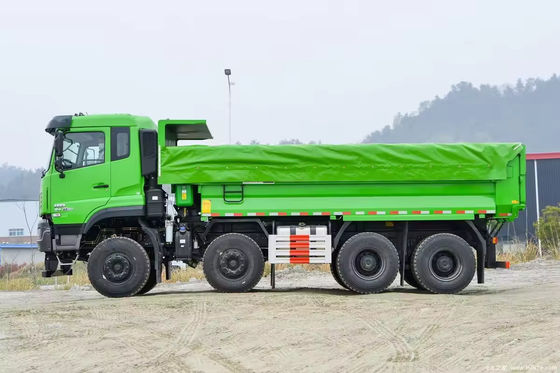 12 휠러 35 톤 600hp 둥펑 덤프 트럭 모래 토양 돌 운송 티퍼
