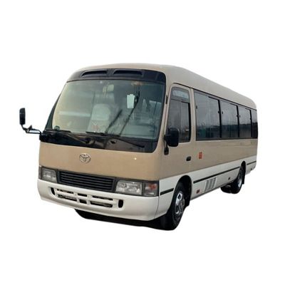 저렴한 가격으로 사용 된 좌익 운전 토요타 코스터 버스 옵션 에어컨