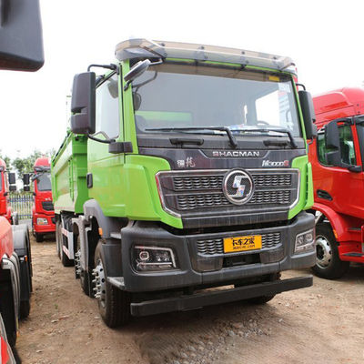 400hp 8x4 6.5m Shacman 덤프 트럭 유로 3 배기가스 표준과 2 역차 번호