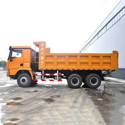 375hp 6x4 5.6m Shacman 공학 운송용 덤프 트럭
