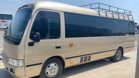 30 좌석 토요타 코스터 버스 좋은 상태 LHD 좌석 용량 30 7.00R16 타이어 30 좌석