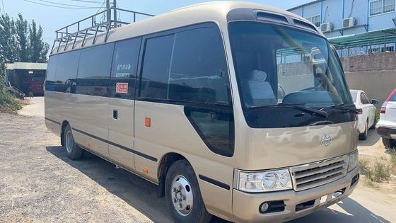 30 좌석 토요타 코스터 버스 좋은 상태 LHD 좌석 용량 30 7.00R16 타이어 30 좌석