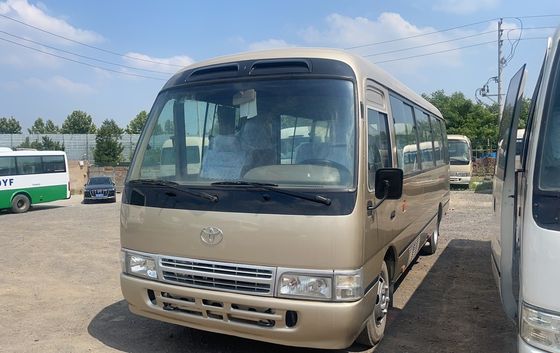 G.V.W 5900 kg 사용 된 디젤 30 좌석 토요타 코스터 버스 좋은 상태 EURO 3 배출