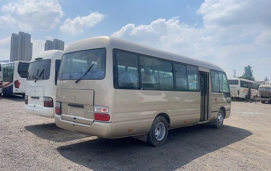G.V.W 5900 kg 사용 된 디젤 30 좌석 토요타 코스터 버스 좋은 상태 EURO 3 배출