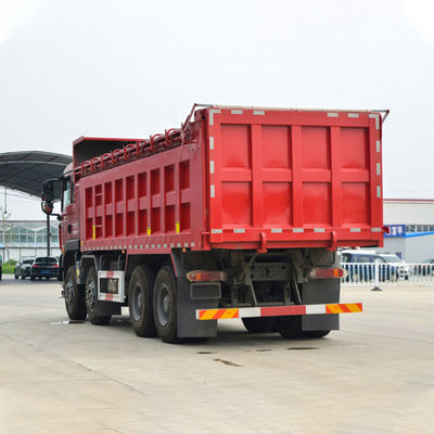 8x4 트립퍼 트럭 40톤 12륜 덤프 트럭 수동 에어컨 HOWO 400HP