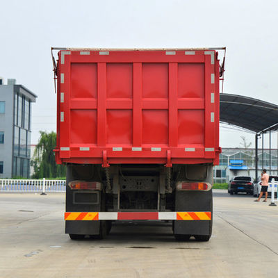 8x4 트립퍼 트럭 40톤 12륜 덤프 트럭 수동 에어컨 HOWO 400HP