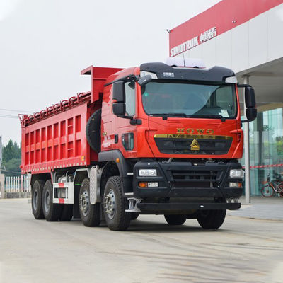 8x4 트립퍼 트럭 40톤 12륜 덤프 트럭 수동 에어컨 HOWO 400HP